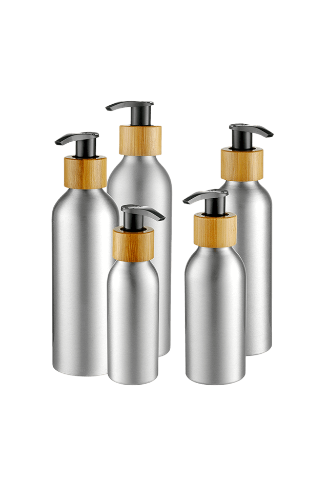 aluminum cosmetic bottle