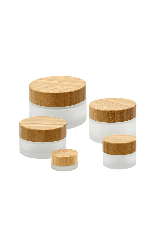 JZ Bamboo Cover Cream Bottle